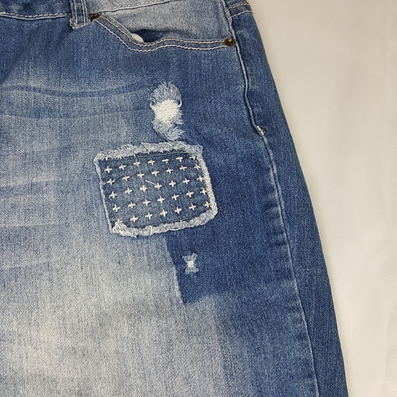 Ashley Stewart deconstructed jeans size 18 - Picture 4 of 8